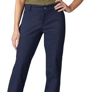 Lee Relaxed Fit Straight Leg Mid Rise Pant - Blue - Imperial Blue